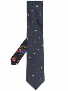 Etro галстук с узором