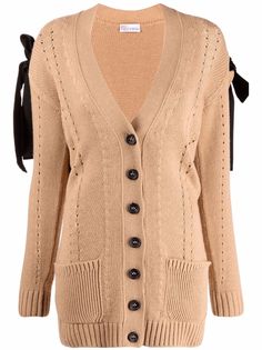 RED Valentino кардиган с бантами
