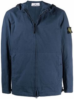 Stone Island куртка с нашивкой-логотипом