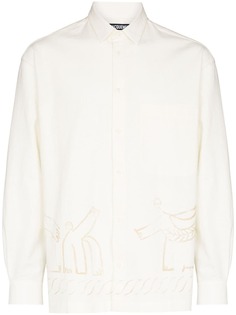 Jacquemus рубашка Le Baou с принтом