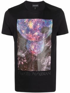 Emporio Armani футболка с графичным принтом
