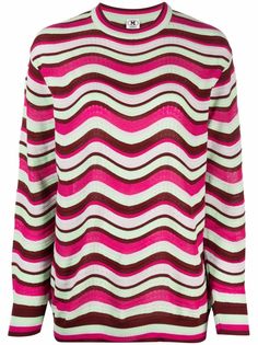 M Missoni топ с узором зигзаг