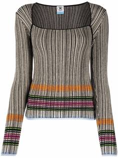 M Missoni трикотажный топ с длинными рукавами