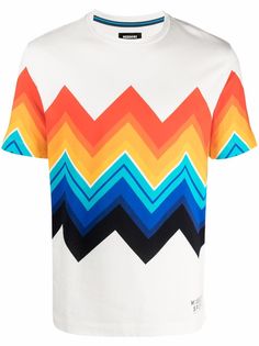 Missoni футболка с принтом зигзаг