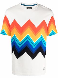 Missoni футболка с принтом зигзаг