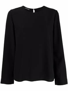 Emporio Armani топ с длинными рукавами