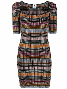 M Missoni трикотажное платье с принтом