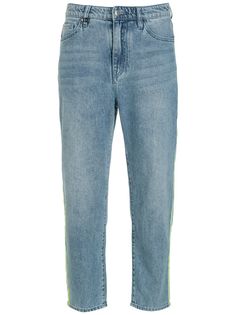 Armani Exchange укороченные джинсы прямого кроя