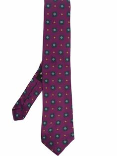 Etro floral-print silk tie