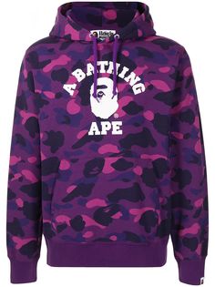 A BATHING APE® camouflage-print hoodie