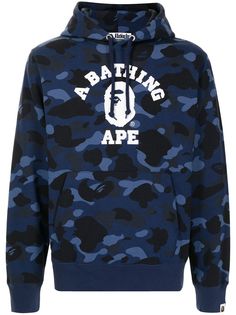 A BATHING APE® camouflage-print hoodie