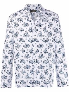 Delloglio рубашка с цветочным принтом