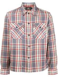 Ralph Lauren RRL клетчатая рубашка на пуговицах