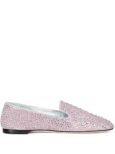 Giuseppe Zanotti Lumineux crystal-embellished loafers