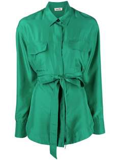 Alberto Biani tie-fastening silk shirt