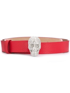 Philipp Plein ремень с декором Skull и кристаллами