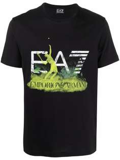 Ea7 Emporio Armani футболка с логотипом