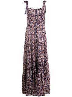 Veronica Beard платье макси Windasea с цветочным принтом