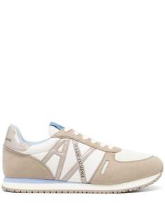 Armani Exchange panelled low-top sneakers