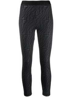 Fendi легинсы с принтом FF Fish Eye