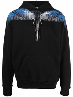 Marcelo Burlon County of Milan logo-print cotton hoodie