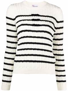 RED Valentino джемпер в полоску