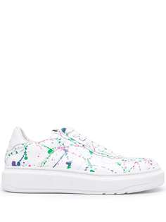 PAUL SMITH кроссовки Flea с эффектом разбрызганной краски