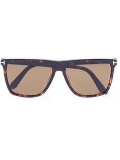 TOM FORD Eyewear солнцезащитные очки Fletcher в квадратной оправе