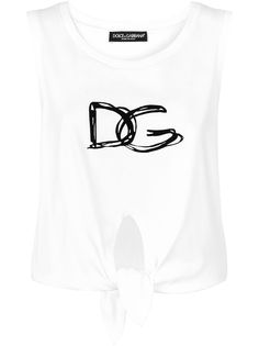 Dolce & Gabbana топ с логотипом