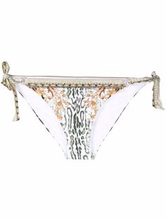 Camilla animal-print bikini bottoms