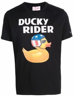 Mc2 Saint Barth футболка с принтом Ducky Rider