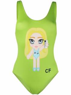 Chiara Ferragni chiara logo-print swimsuit