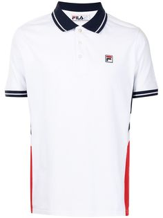 Fila рубашка поло с нашивкой-логотипом