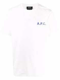 A.P.C. logo detail T-shirt