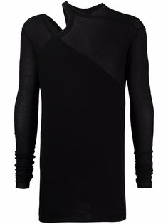 Rick Owens футболка Banana в рубчик