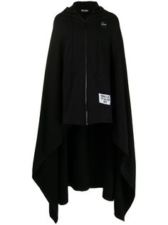 Raf Simons длинное пальто с капюшоном