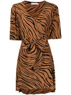 Faithfull the Brand платье с тигровым принтом