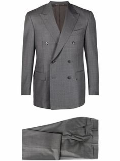 Canali двубортный пиджак строгого кроя