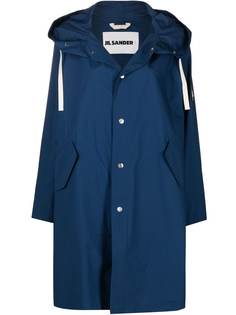 Jil Sander парка с нашивками