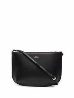 A.P.C. Sarah double-pouch leather bag