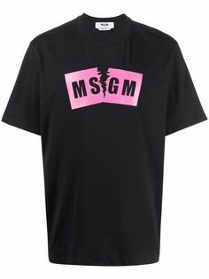 MSGM logo crew-neck T-shirt