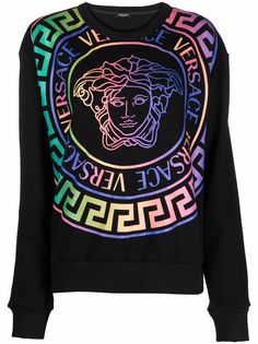 Versace толстовка с декором Medusa