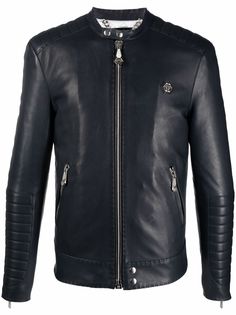 Philipp Plein куртка с декоративной строчкой