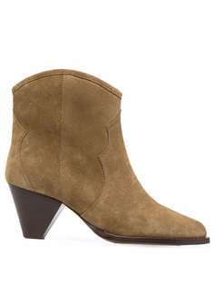 Isabel Marant ковбойские ботинки на низком каблуке