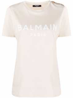 Balmain футболка с логотипом