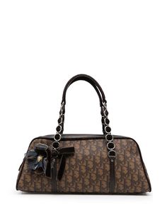Christian Dior сумка Romantic pre-owned с узором Trotter