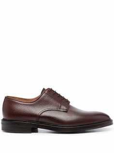 Crockett & Jones туфли дерби из зернистой кожи