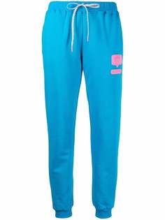Chiara Ferragni Eyelike logo-patch track pants