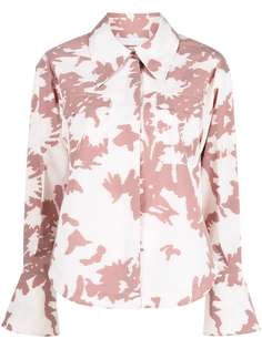 Jonathan Simkhai рубашка Tina с цветочным принтом
