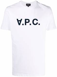 A.P.C. logo-print T-shirt